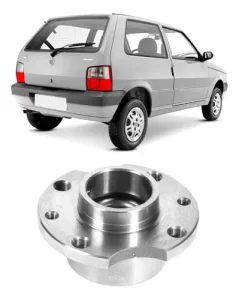 Cubo de Roda Traseiro (c/ Rolamento) Fiat Uno, Tipo, 147