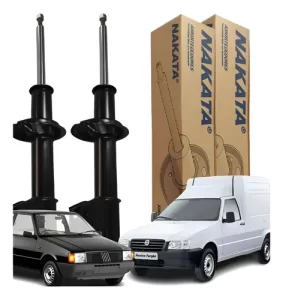 Amortecedor Dianteiro Nakata Fiat Uno Mille Fiorino Par